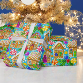 Papel De Presente Padrão de Natal do pão-de-açúcar