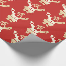 Padrão de Natal Elegante do Papai Noel Dourado e V