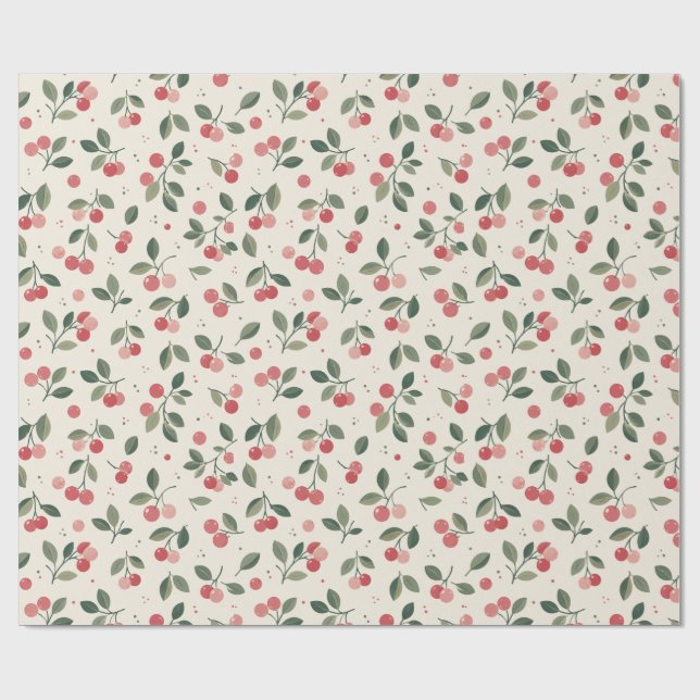 Papel De Presente Padrão de Natal Suave (Aberto)
