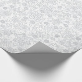 PAPEL DE PRESENTE PADRÃO DE NEVES DE NATAL | PAPEL DE EMBALAGEM