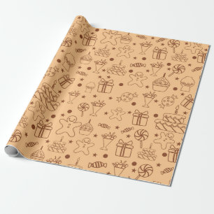 Papel De Presente Padrão de odle pasteleiro