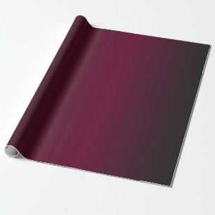 Papel De Presente Padrão de Ombre Vermelho a Preto