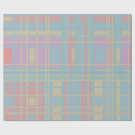 Papel De Presente Padrão de Pastel