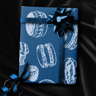 Papel De Presente Padrão de Pastris Francês Tratamento Clássico Do