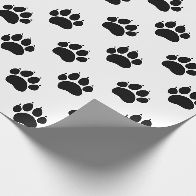 Papel De Presente Padrão de Pata de Animal de Estimação (Ponta)