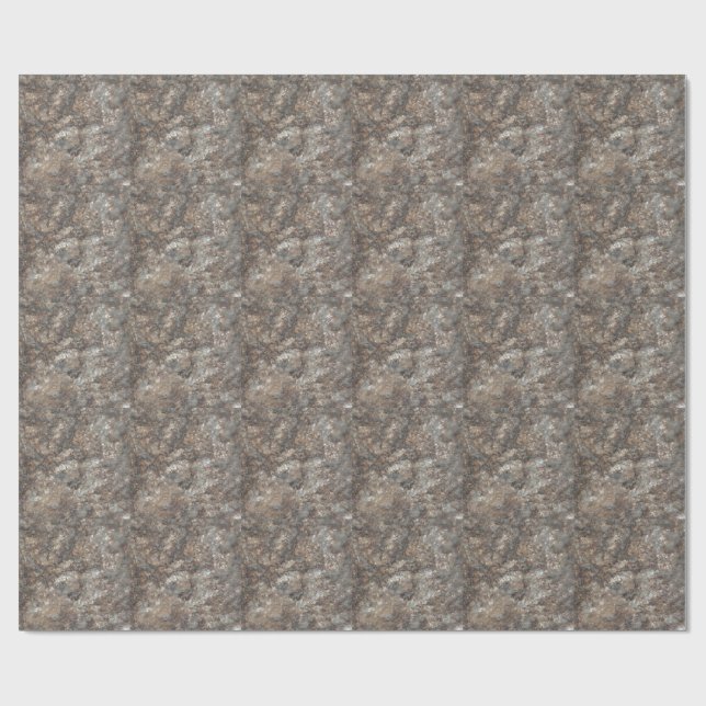 Papel De Presente Padrão de pedra (Aberto)