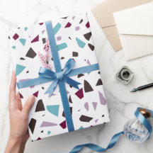 Padrão de Pedra Mosaica da Abstrato Verde Terrazzo