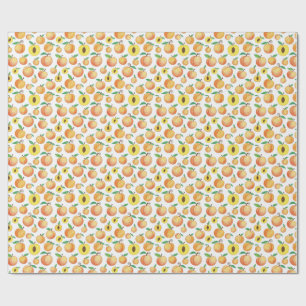 Papel De Presente padrão de pêssego