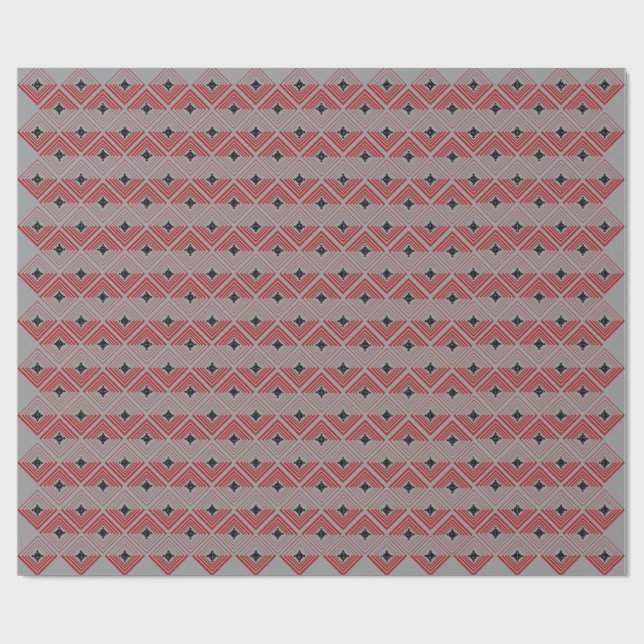 Papel De Presente Padrão de pingente cruzado (Aberto)