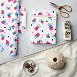 Papel De Presente Padrão de poção de bruxa engraçada e fofa