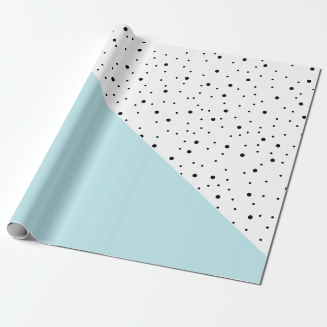 Papel De Presente Padrão de pontos giros (Desenrolado)
