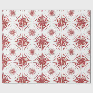 Papel De Presente Padrão de queimadura vermelha cintilante radiante