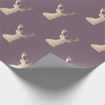 Padrão de renas de Natal de ouro-rosa