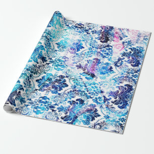 Papel De Presente Padrão de repetição de geometria com fundo de text