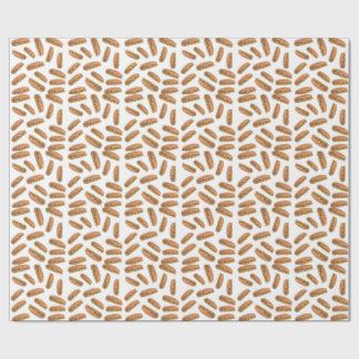 Papel De Presente Padrão de sanduíche de frango