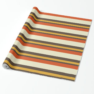 Papel De Presente Padrão de Stripes Coloridas 2