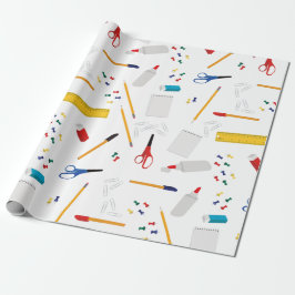Papel De Presente Padrão de Suprimentos de Escritório e Artesanatos