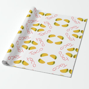 Papel De Presente Padrão de taco ativado