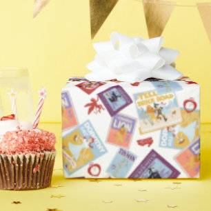 Papel De Presente Padrão de Toss de Impressão de Personagem do Mágic