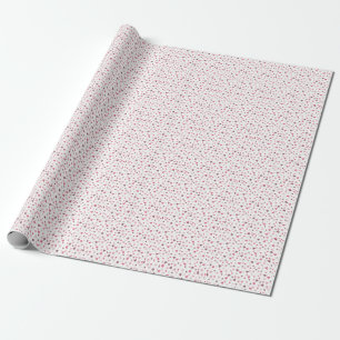 Papel De Presente Padrão de Tulipas Rosa Simples Doce - Todas as dir