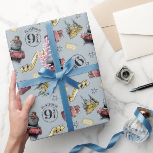 Papel De Presente Padrão de Viagem para HOGWARTS™