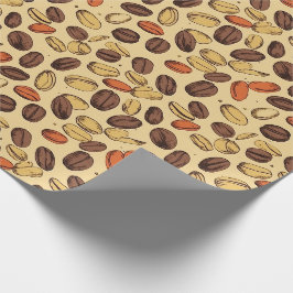 Papel De Presente Padrão de Vintagem Russo de Feijão n.o 5