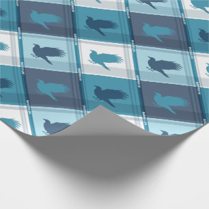 Papel De Presente Padrão de Xadrez do Tartan RAVENCLAW™
