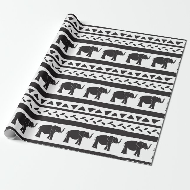 Papel De Presente Padrão decorativo de repetição sem descontinuidade (Desenrolado)