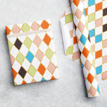 Padrão Diamante de Pastel Retro Festivo