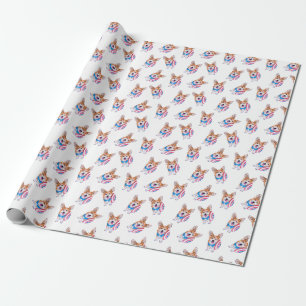 Papel De Presente Padrão do Capitão Americorgi