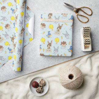 Papel De Presente PADRÃO DO Chá de fraldas LOONEY TUNES™