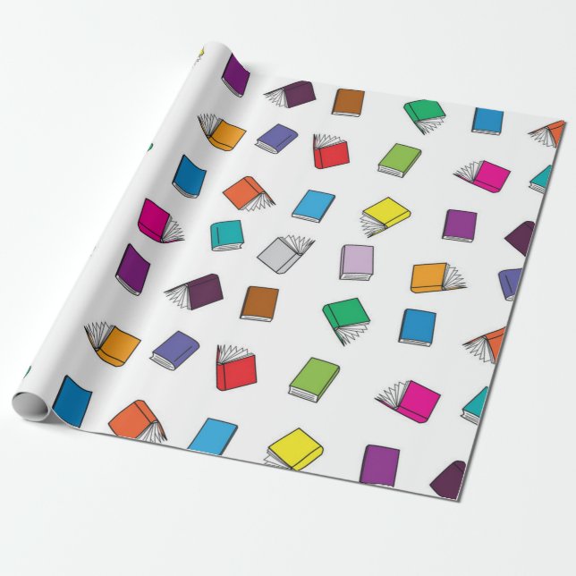 Papel De Presente Padrão do livro (Desenrolado)