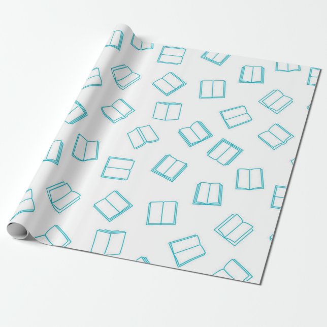 Papel De Presente Padrão do livro (Desenrolado)