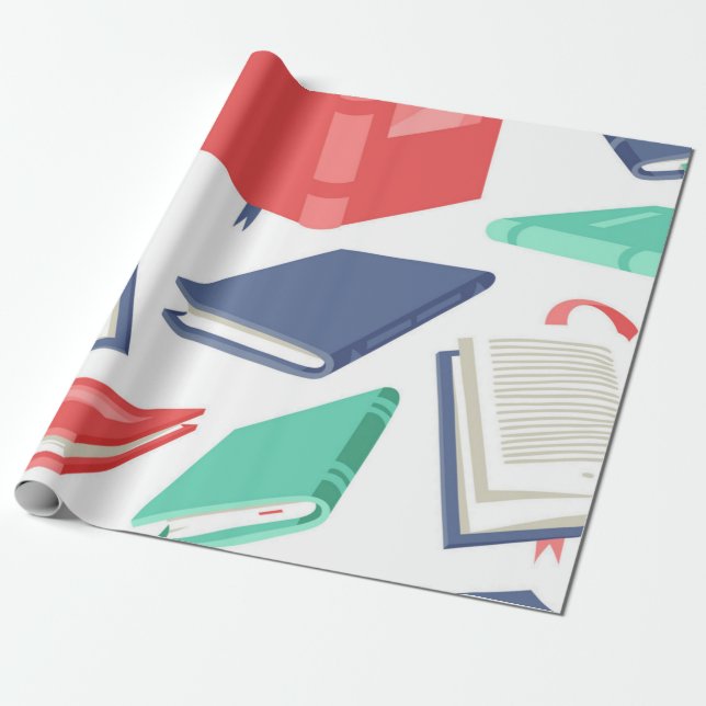 Papel De Presente Padrão do livro (Desenrolado)