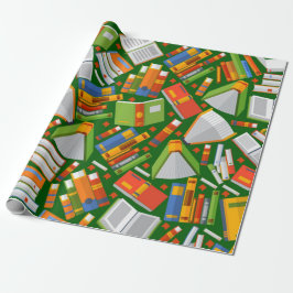 Papel De Presente Padrão do livro