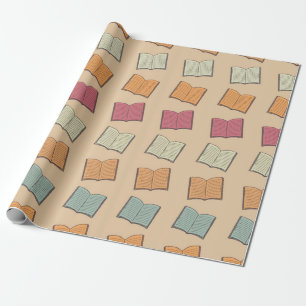 Papel De Presente Padrão do livro