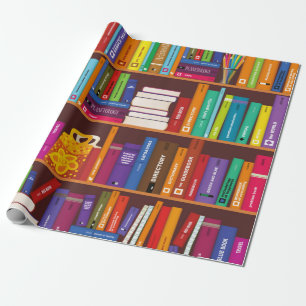 Papel De Presente Padrão do livro