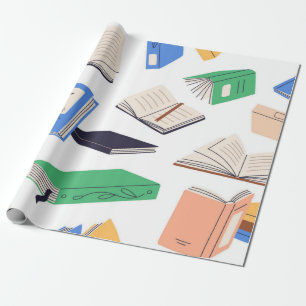 Papel De Presente Padrão do livro