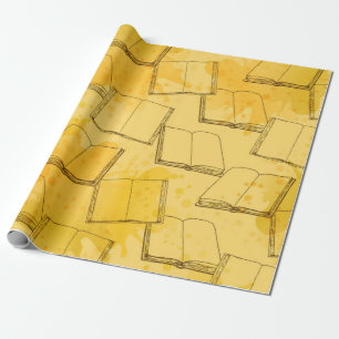 Papel De Presente Padrão do livro
