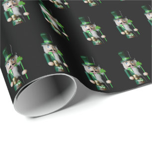 Papel De Presente Padrão do Quebra-Nozes Irlandês 