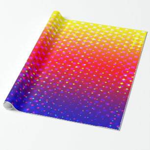 Papel De Presente Padrão do Rainbow Sparkle