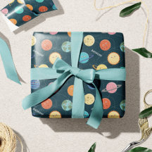 Padrão do sistema solar divertido para crianças az