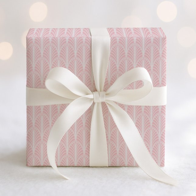 Papel De Presente Padrão do ventilador do Deco da arte da vinheta ro (Criador carregado)