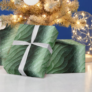 Papel De Presente Padrão Dourado de Textura Brilhante