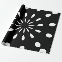 Padrão em preto e branco