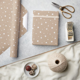 Papel De Presente Padrão Estelar Sonho Boho Impressão Crianças Céu B