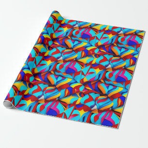Papel De Presente padrão étnico, étnico, étnico