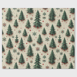 Papel De Presente Padrão Festivo Colorido