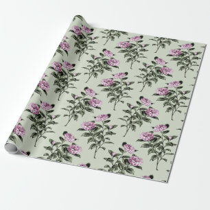 Papel De Presente Padrão floral