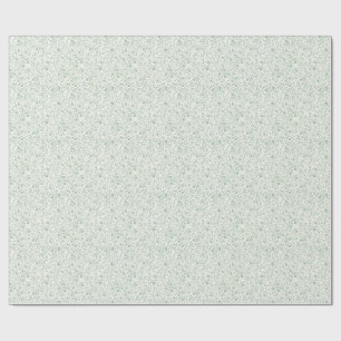 Papel De Presente Padrão Floral Botânico Elegante – Natureza Minimal